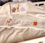 Alphabet Baby Blanket and Pillow Set